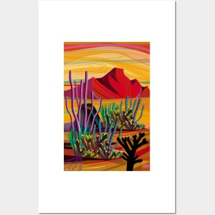 Zen Cactus Garden Posters and Art